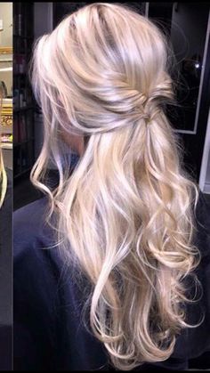 Hair Down Styles, Half Updo Hairstyles, Dutch Braid Hairstyles, Braut Make-up, Half Updo, Wedding Hair Down, Hair Images, Wedding Updo, Half Up Hair