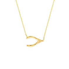 Real 14K Gold Sideways Wishbone Adjustable Necklace for Women - Yellow Gold/White Gold, 18 Inches, Lobster Lock Make a wish with this elegant 14K gold sideways wishbone adjustable necklace, available in both classic yellow gold and sophisticated white gold. Crafted to perfection, this necklace features a stylish sideways wishbone pendant, symbolizing hope and dreams. The adjustable chain measures 18 inches, offering versatility in styling and ensuring a perfect fit for any neckline. Made from high-quality 14K gold, this necklace boasts durability and timeless beauty. Complete with a secure lobster closure, it provides both style and peace of mind. Add a touch of whimsy and positivity to your ensemble with this stunning sideways wishbone necklace. * Elegant 14K gold necklace with sideways w Wishbone Necklace, Necklace Elegant, 14k Gold Necklace, Adjustable Necklace, Necklace For Women, Timeless Beauty, Yellow White, Womens Necklaces, Jewelry Necklace Pendant