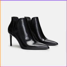 Zara Shoes Zara Ankle Boots With Cut Outs Poshmark