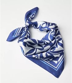 LOFT @ Work: Women's Casual Work Clothing | Loft Square Silk Scarf, Color Crush, Square Scarf