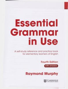 a book with the title'essential guide to writing and using an english - speaking text