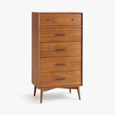 the chest of drawers is made from wood and has five drawers on each side, with three