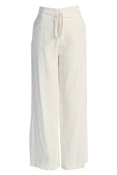 Our Off White Waverly Linen Trousers will become your new go-to! Constructed in a lovely linen fabrication, these airy trousers feature a mid-rise waist detailing pleating at the top with front ties, an interior zipper closure, and wide-leg hems. Complete with functional side pockets and back faux pockets. Pair with our Want It All Crochet Bustier or Kenna Bodysuit for the full look. No stretch. Double lined. Materials: 70% Linen 30% RayonMeasurement: (inseam) 30.5 in. (waist) 28 in.Product Orig Crochet Bustier, White Linen Trousers, No Promises, White Linen Pants, White Trousers, Mini Robes, Maxi Robes, Full Look, Linen Trousers