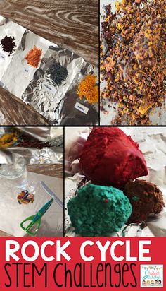 Rock Cycle For Kids, Rock Cycle Project, Rock Cycle Activity, Rock Unit, Rock Science, Teaching Freebies, Classroom Science, Rock Cycle, Measurement Activities