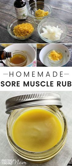 Do you an all-natural sore muscle relief? Here you will learn how to treat sore muscles naturally and effectively by combining coconut oil, shea butter, jojoba oil, beeswax granules and essential oils. Whether you know the cause of your sore muscles or ha Coconut Oil Uses, Sore Muscle Relief, Cooking With Turmeric, Health Coconut Oil, Sore Muscle, Muscle Relief, Diy Remedies