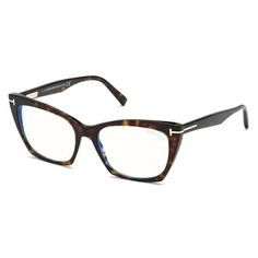 100% Authentic and Brand New Optical Frames Tom Ford FT5709-B Full Rim Cat-Eye Shiny Classic Dark Havana Eyeglasses for Women, Size 54-17-140. These Cat-Eye prescription glasses are offered in Shiny Classic Dark Havana tone and available with Demo Lenses. Created for contemporary and confident women who like elegant and refined accessories, these spectacles feature unmatched style, interesting finishing, and excellent color to match the sophisticated taste and outfit of any fashionable lady. Thi Eye Prescription, Confident Women, Confident Woman, Optical Frames, Eyeglasses For Women, Prescription Glasses, Spectacles, Tom Ford, Havana