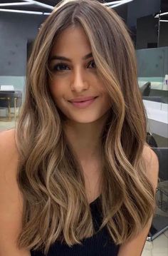 Honey Brown Hair, Brunette Balayage Hair