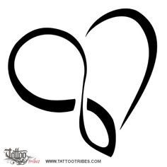 an image of a pair of scissors in the shape of a heart with two tails