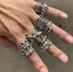 Chrome Hearts Cowboy, Oyster Aesthetic, Y2k Accessories, Funky Jewelry