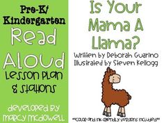 a book cover with an image of a llama and the title is your read aloud