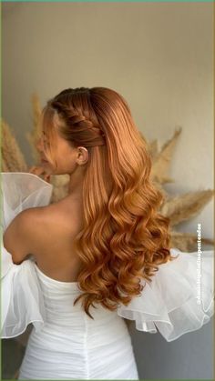 Braided Hairstyles For Formal Events, 2024 Hair Styles, Hair Styles For Bride, Braidsmaid Hairstyles, Baby Shower Hairstyles, Bridesmaid Hair Inspo, Hairstyles For Wedding, Bridesmaid Hair Makeup, Long Hair Wedding Styles