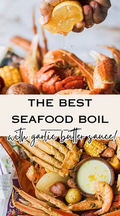 the best seafood boil with garlic butter sauce and lobsters is an easy dinner idea