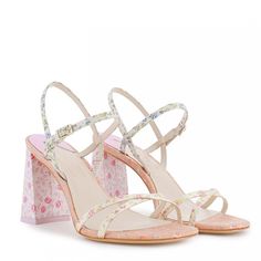 I Only Wore 1 Time Inside, Basically Brand New Aside From Small Dirt Stain As Pictured. Comes With All Original Packaging, Dust Bag And Box. Originally Paid $590. I Am Usually A 7.5 In Shoes, These Are Listed As 8.5 And Barely Fit So They Run Small And Narrow. Pink Floral Heels, Loveshackfancy Shoes, Pastel Heels, Hoco Shoes, Fun Shoes, Print Block, Floral Heels, Fresh Shoes, Fancy Shoes