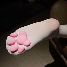 Paw Pad, Cute Paw Print, Paws Socks, Cat Stockings, Cat Pad, Toe Beans, Aesthetic Clothing Stores, Pink Toes, Paw Pattern