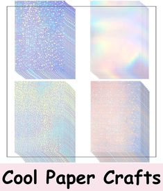 36 Sheets A4 Holographic Paper Sticker Transparent Waterproof Self Adhesive Film 11.7 x 8.3 Inches (Gem, Dot, Colorful, Star) Holographic Paper, Sticker Transparent, Paper Sticker, Transparent Stickers