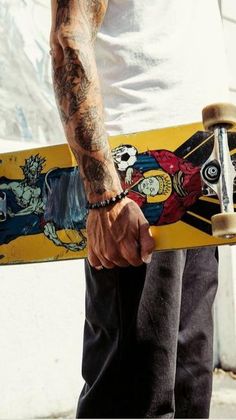 How many outfits can you match with just one single AWNL bracelet?
 • Skateboard
 • T-shirt
 • Tatto
 • Denim jeans

https://www.awnl.se/collections/mens-outfit-accessories Confident Man, Men's Small Tattoo, Energy Jewelry, Skateboard Tshirt, Skater Girl Outfits, Black Onyx Bracelet, Symbols Of Strength, Skater Boy, Greek God