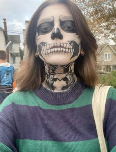 skull makeup , american horror story , evan peters , skeleton makeup , halloween makeup ideas , halloween costume ideas , halloween aesthetic Skeleton American Horror Story, Evan Peters Skeleton, Skeleton Makeup American Horror Story, Skeleton Makeup Tate Langdon, Tate American Horror Story Skull, Skull Makeup Tate Langdon, Neck Skeleton Makeup, Evan Peters Skull Makeup