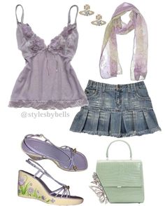 Coquette Mcbling, Streetwear Aesthetic, 2000s Fashion Outfits, Floral Shoes, Rich Girl, Really Cute Outfits, 2000s Fashion, Girly Outfits, Lookbook Outfits