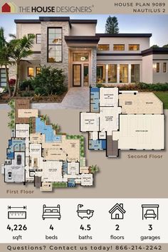 the floor plan for this house is very large and has lots of room to put in it