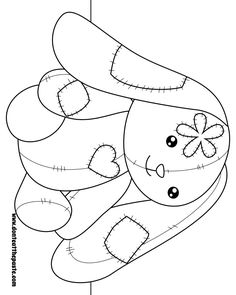 a coloring page with a hot dog in the shape of a heart and clover on it