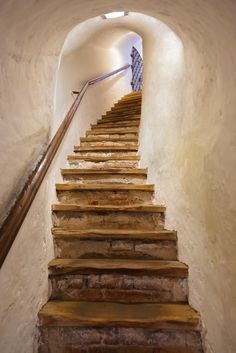 an image of a stairway going up to the top