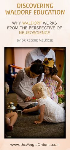 the book cover for discovering waldorf education by dr reggie melrose