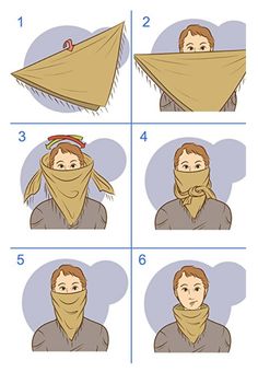 how to tie a scarf around your head