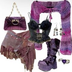 Descendants Outfit Ideas, Fairy Clothes, Clothes And Accessories, Descendants, Grunge Outfits