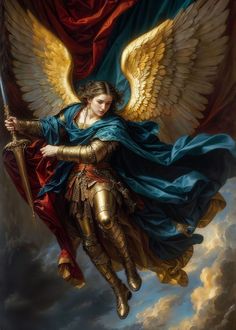 Angelic Knight, Saint Raphael Archangel, Angel Pic, Artery Cleanse, Arch Angels, Guardian Angel Pictures, Warrior Angel, Angel Michael