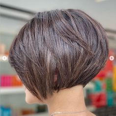 Cute Bob Hairstyles, Stacked Haircuts, Mom Hairstyles, Hair Collection, Short Hair Haircuts, Short Hair With Layers, Short Bob Hairstyles