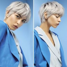 Stylish Short Hair, Hair 2024, Grey Hair, Pixie Cut, Hair And Nails, Short Hair Styles, Hair Cuts, Hair Styles