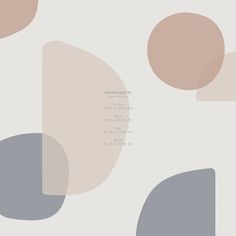 an abstract background with various shapes and sizes in shades of grey, pink, beige and white