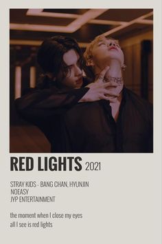 the poster for red lights shows two people embracing each other