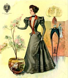 1890s Fashion Plates, 1890 Fashion, 1890s Fashion, Fashion Decades, 19th Century Fashion