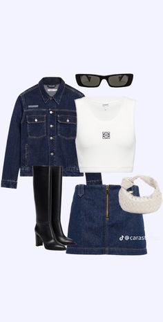 Loewe Denim, Elegance Dress, Looks Country, Classy Fashion, It Girl, Lookbook Outfits, Outfit Casual