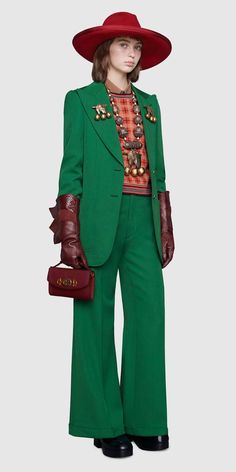 Haute Couture Style, Gucci Outfit, Gucci Shop, Gucci Fashion, Moda Vintage, Mode Inspo, Wool Jacket