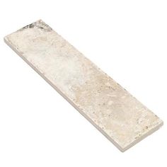 a white marble slab on a white background