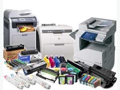 several different types of printers and inks