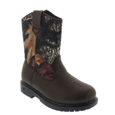 PRICES MAY VARY. EASY ON/OFF: An inside zipper and outside pull tab make it easy to wear STAY WARM: With Thinsulate 2 g, this boot can keep you warm TALL DESIGN: This boot hits mid-calf WORK BOOT LOOK: A tough construction and design with cool camouflage accents WE'RE A FAMILY THAT MAKES SHOES FOR FAMILIES: Deer Stags is a 3rd-generation American family business that makes shoes for all ages that are comfortable and dependable -with Deer Stags, you’ll always know that your shoes will fit well an Deer Stags, Snow Boot, Work Boot, Pull On Boots, How To Make Shoes, Kids Luggage, Family Business, Pull Tab, Pharmacy Gifts