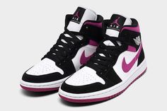 Wmns Air Jordan 1 Mid ‘Cactus Flower’ Sepatu Air Jordan, Jordan Women, Wmns Air Jordan 1, Nike Shoes Girls, Dr Shoes, Jordan Shoes Girls, All Nike Shoes, Cute Nike Shoes, Fresh Shoes