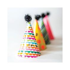 Mini Rainbow Party Hats Set of 8 Mini Party Hats, Small Hats, Mini Hats, Birthday For Him, Mini Party, Thank You Note Cards, Rainbow Party, Design Paper, Candle Cake