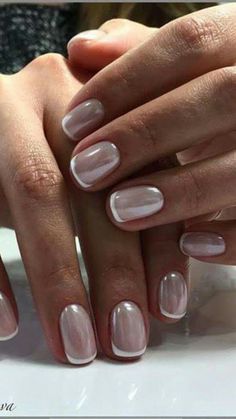 French Manicure Pearl, Pearl French Manicure, Grey French Manicure, Thanksgiving Nails Design, Nails Design Fall, Grey Nail, Grey Nails, Thanksgiving Nail Designs, Thanksgiving Nail