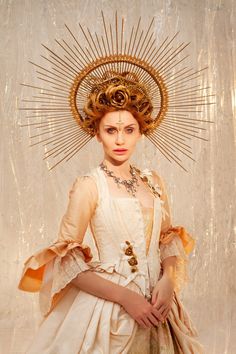 Sun Headpiece, Crown Headpiece, Costume Hats, Headdress, Pose Reference, Madonna, Headpiece, Victorian Dress, Crown