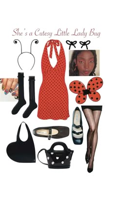 there is a woman's clothes and accessories in the picture, including shoes, stockings, socks, bras, purse