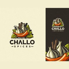 the logo for challo spices