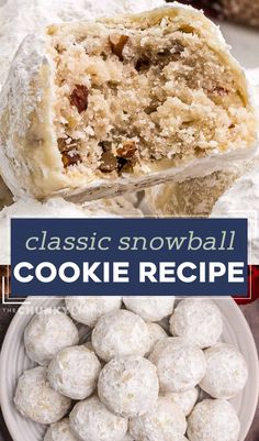 the classic snowball cookie recipe is so easy to make