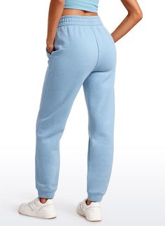 Womens sweatpants are made of thick cotton-blend fabric with fuzzy fleece lined, super soft, breathable, warm and stretchy. Loosed fit design perfect for lounge, home, casual, shopping, workout, fitness, etc Feature & Fitting: 
 Designed for daily wear 
 High waist with drawstring 
 Two big side pockets 
 
 28'' inseam 
 
 Fabric: 
 Premium thick cotton 
 Fuzzy fleece lining 
 Super soft & Skin- friendly 
 Warm, Breathable and Stretchy 
 69% Cotton, 31% Polyester Fleece Joggers For Lounging, Solid Color Winter Joggers For Lounging, Winter Joggers For Lounging, Winter Long Joggers For Lounging, Sporty Winter Joggers For Lounging, Fleece Joggers With Ribbed Waistband For Lounging, Fleece Sweatpants For Lounging, Comfortable Fleece Joggers For Lounging, Sportswear Sweats With Elastic Waistband For Lounging