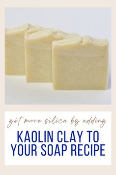 kaolin clay soap recipe Kaolin Clay Recipes, Kaolin Clay Soap Recipe, Small Batch Cold Process Soap Recipe, Face Soap Recipe, Coconut Oil Soap Recipe Cold Process, Round Cold Process Soap, Aloe Soap