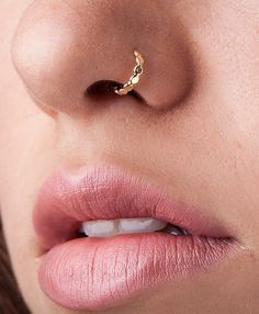 Small Hoop Nose Rings For Wedding, Wedding Hoop Septum Ring, Dainty Septum Ring For Wedding, 14k Gold Septum Ring, Gold Septum Ring For Wedding, Gold Nose Cuff, Nose Jewels, Nose Ring Gold, Nose Ring Jewelry