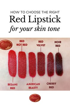 Besame Cosmetics Lipsticks, Lipstick Shades For Medium Skin, Red Lipstick For Dark Skin, Sheer Red Lipstick, Lipstick Shades For Fair Skin, Cherry Red Lipstick, Blood Red Lipstick, Deep Red Lipsticks, Timeless Makeup